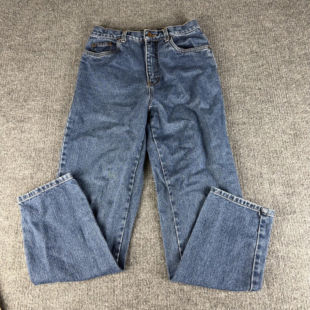 Vintage Bill Blass Jeans Womens 4 Blue High Rise Relaxed Straight Cotton 90s